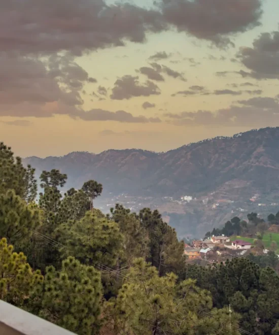 Balcony view of single private room